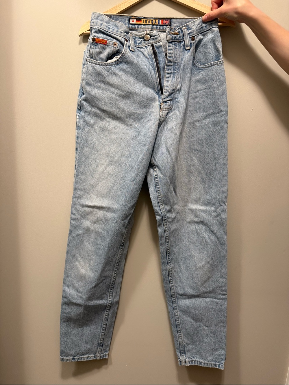Vintage IKEDA High-Rise Straight Jeans